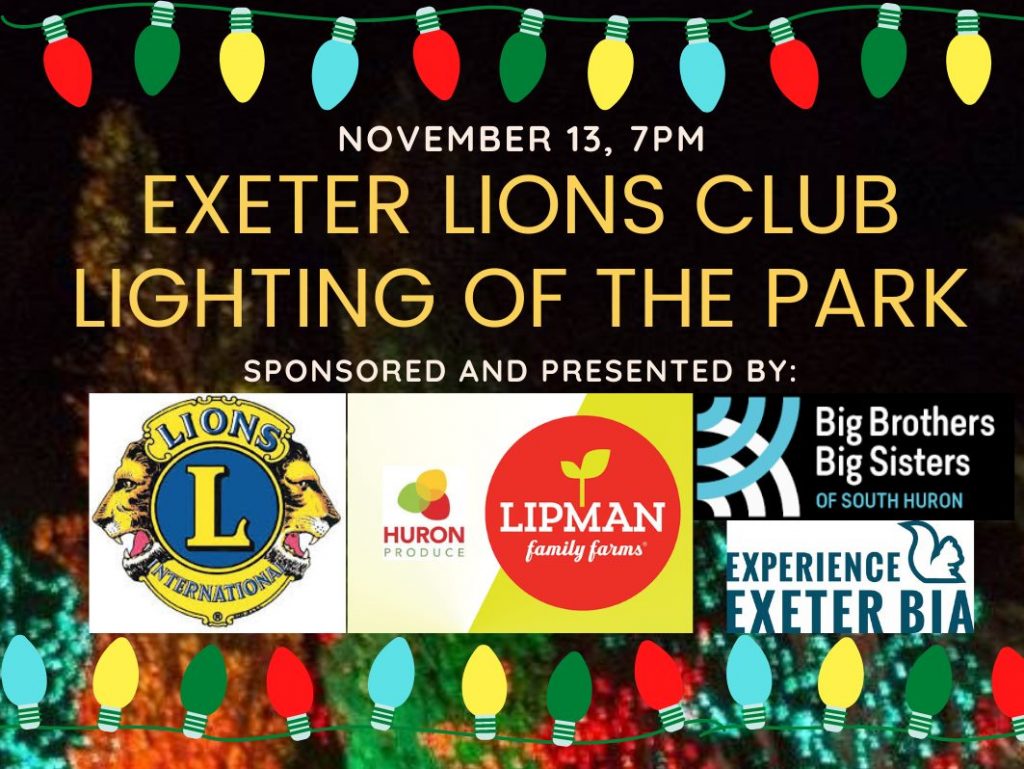 Exeter Lions Club Lighting Of The Park 90.5 Exeter Today